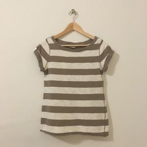 Banana Republic Stripe Boat Neck Shirt